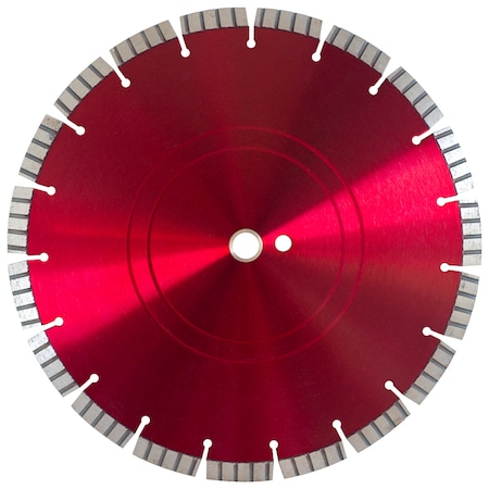 14'' X .125 X 20mm Red Mega-Segmented Blade